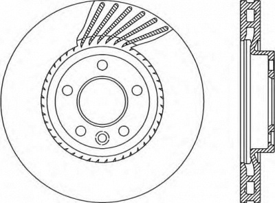 OPEN PARTS bdr206120 -  Тормозной диск